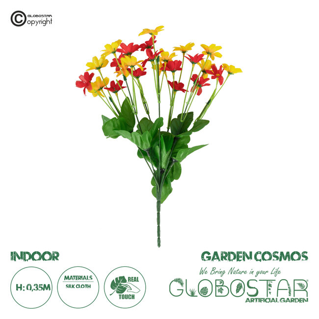Artificial Garden MARGARET BOUQUET 78207 Τεχνητό Διακοσμητικό Μπουκέτο με Μαργαρίτες M20 x Π20 x Υ35cm