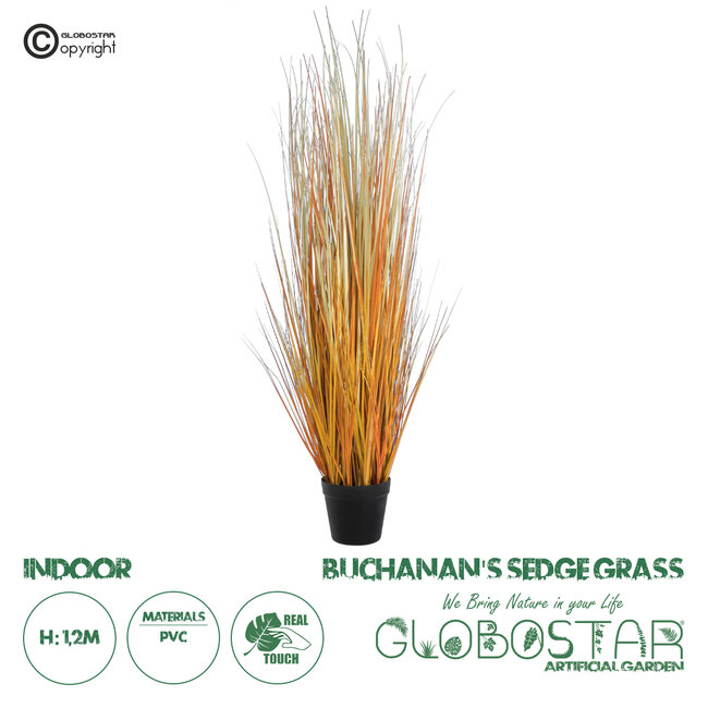 Artificial Garden BUCHANANS SEDGE GRASS 20115 Τεχνητό Διακοσμητικό Φυτό Γρασίδι του Μπουχανάν Υ120cm