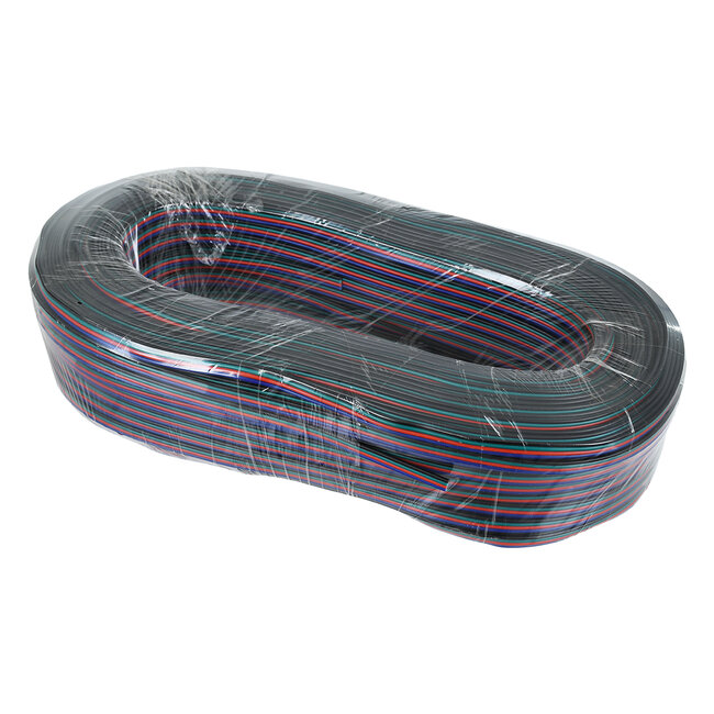 70736 Εύκαμπτο Πλακέ Καλώδιο 1m RGB 4 x 0.25mm² - 4