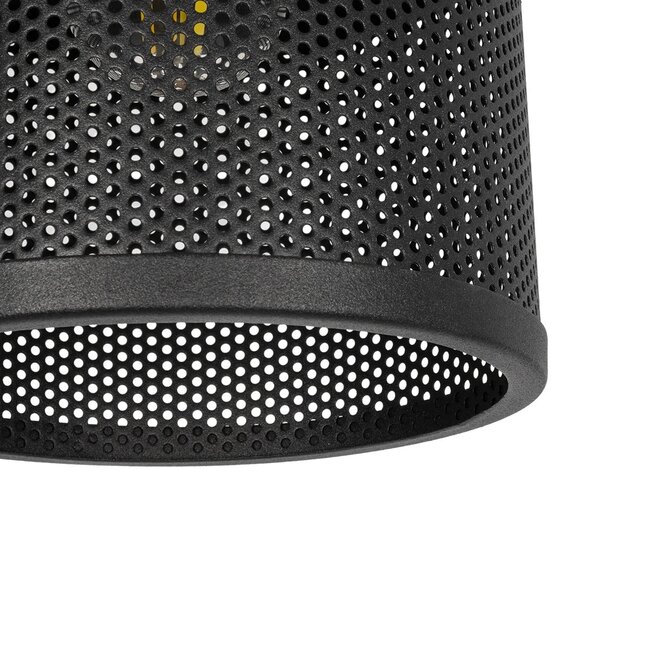 NETO 201-0130 Μοντέρνο Κρεμαστό Φωτιστικό Οροφής με Ντουί 1 x E27 AC 220-240V IP20 - Χρυσό & Μαύρο - Μ18 x Π18 x Υ70cm - 8