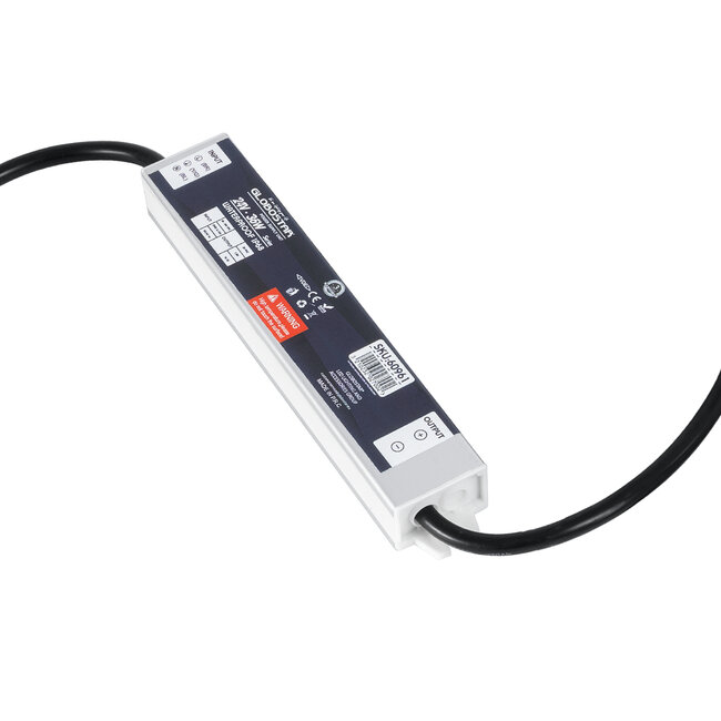 LUMISPLASH 60961 Τροφοδοτικό/Μετασχηματιστής Class II SELV 36W 1.5A DC 24V Αδιάβροχο IP68 - AC 220-240V σε DC 24V - Μ17 x Π3 x Υ2cm - 3 Χρόνια Εγγύηση - 5