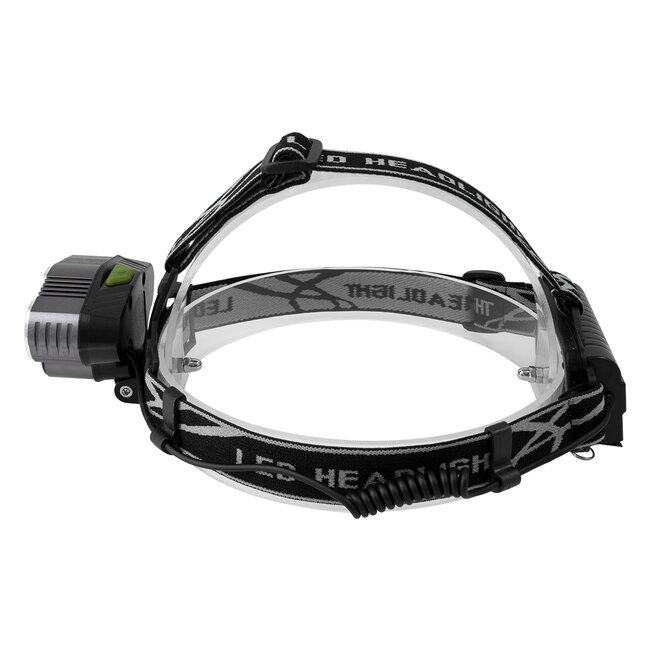 79058 Φακός Κεφαλής Επαναφορτιζόμενος LED CREE XML2-T6 Chip 50 Watt 5000lm με 2 x 18650 Μπαταρίες 5200mAh Ψυχρό Λευκό 6000K - 4