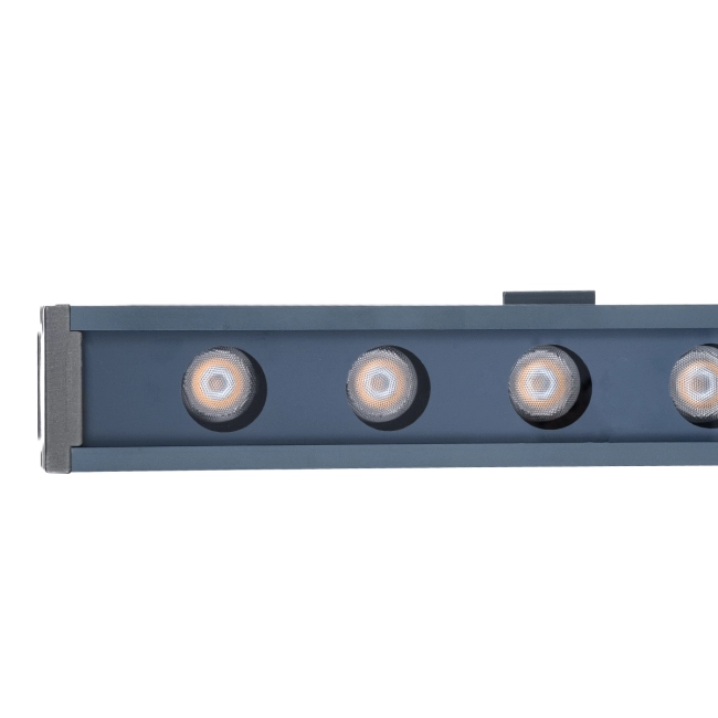 WASHERMARGO 90172 Μπάρα Φωτισμού Wall Washer LED 9W 990lm 30° DC 24V Αδιάβροχο IP65 Θερμό Λευκό 2700Κ Dimmable - Bridgelux SMD Chip - Γκρι Ανθρακί - Μ50 x Π4 x Υ5cm - 3 Χρόνια Εγγύηση - 8