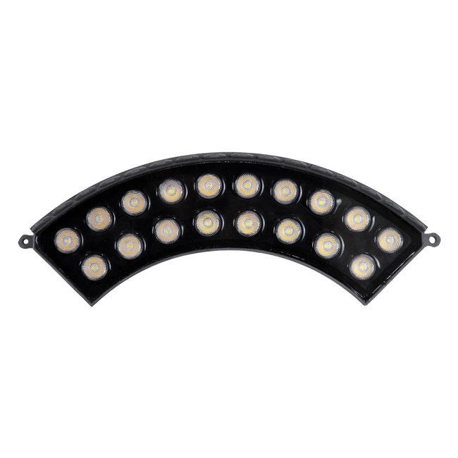 TREELIGHT-JINA 90694 Κυρτή Μπάρα Φωτισμού Wall Washer με Αντιθαμβωτική Γρίλια Ειδική για Φυτά - Δέντρα LED 18W 1710lm 10° DC 24V Αδιάβροχο IP67 L29 x W11 x H10.5cm Φυσικό Λευκό 4500K - Γκρι Ανθρακί - 3 Years Warranty - 4