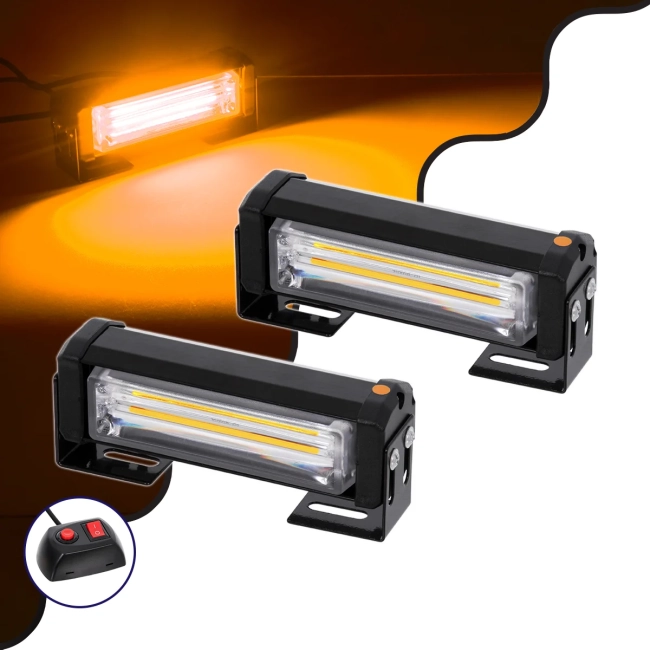 85027 PRO Series ΣΕΤ 2 x Μπάρες Σήμανσης Οχήματος Οδικής Βοήθείας για Αυτοκίνητα & Φορτηγά 13 Προγραμμάτων Φωτισμού LED CREE CXB COB 18W DC 10-30V Αδιάβροχο IP65 Πορτοκαλί 85027 PRO Series ΣΕΤ 2 x Μπάρες Σήμανσης Οχήματος Οδικής Βοήθείας για Αυτοκίνητα & Φορτηγά 13 Προγραμμάτων Φωτισμού LED CREE CXB COB 18W DC 10-30V Αδιάβροχο IP65 Πορτοκαλί