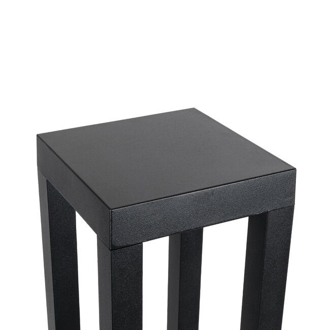 HONEYBEE 90541 Φωτιστικό Κήπου - Κολωνάκι Αρχιτεκτονικού Φωτισμού Εξωτερικού Χώρου LED 15W 1500lm 120° AC 220-240V - Αδιάβροχο IP65 - Σώμα Αλουμινίου & ABS - Μ20 x Π20 x Υ60cm - Θερμό Λευκό 2700K - Μαύρο - 2 Χρόνια Εγγύηση - 5