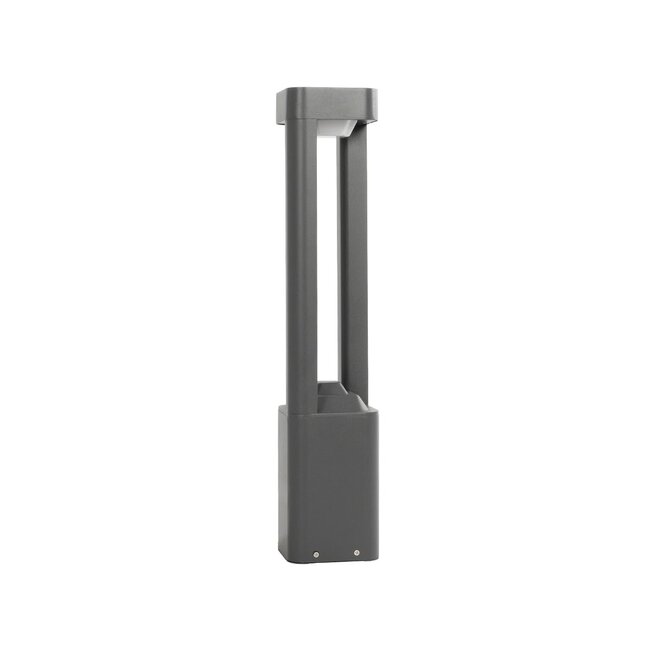 ΜΟΝΕΒΟΟ 90543 Φωτιστικό Κολωνάκι Κήπου LED 15W 1500lm 60° AC 220-240V Αδιάβροχο IP65 Θερμό Λευκό 2700K - Γκρι Ανθρακί - Μ12 x Π12 x Υ60.5cm - 3 Χρόνια Εγγύηση - 4