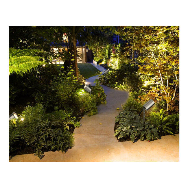 75580 Φωτιστικό Κήπου Stainless Steel με Ντουί GU10 230v Αδιάβροχο IP66 - 6