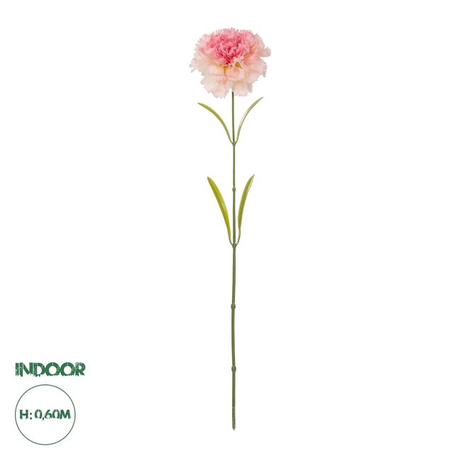 Artificial Garden PING CARNATION BRANCH 21209 Τεχνητό Διακοσμητικό Κλαδί Γαρίφαλο Ρόζ Y60cm
