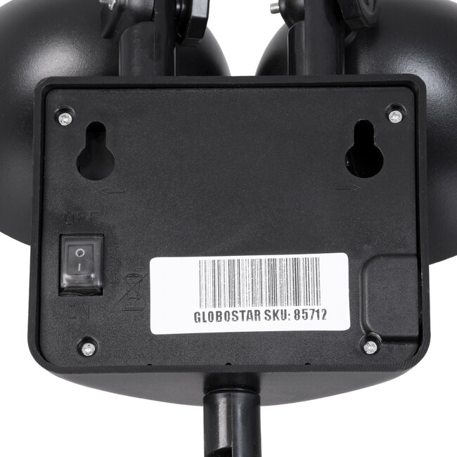 85712 Μαύρο Αυτόνομο Ηλιακό Φωτιστικό LED SMD 10W 150lm με Ενσωματωμένη Μπαταρία 1200mAh - Φωτοβολταϊκό Πάνελ με Αισθητήρα Ημέρας-Νύχτας και PIR Αισθητήρα Κίνησης Αδιάβροχο IP54 Ψυχρό Λευκό 6000K - 11