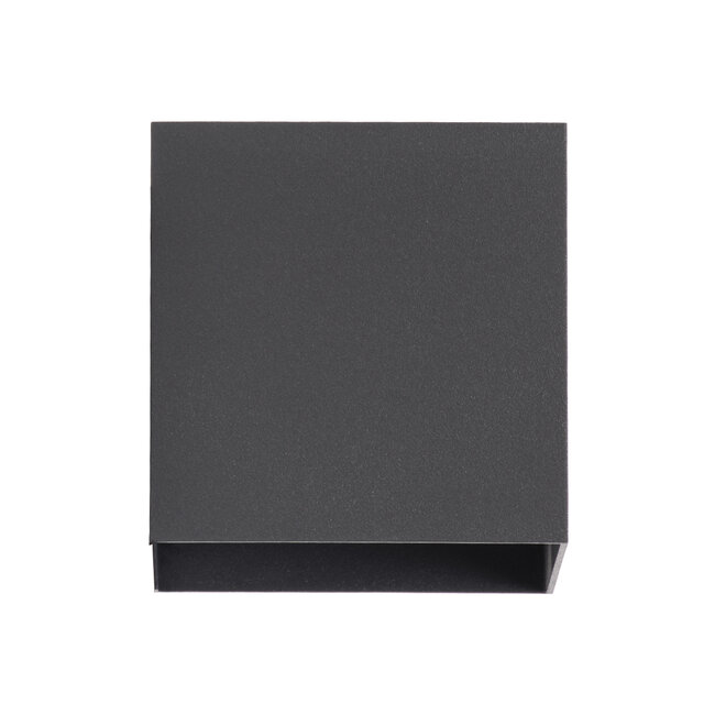 AXIS-S 60561 Φωτιστικό Τοίχου - Απλίκα Αρχιτεκτονικού Φωτισμού Εξωτερικού Χώρου Up & Down LED 10W 1150lm 10 έως 60° AC 220-240V Αδιάβροχο IP65 Μ10 x Π10 x Υ10cm - Θερμό Λευκό 2700K - Γκρι Ανθρακί - 4