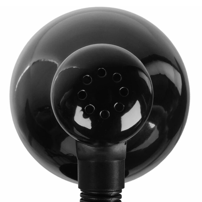STUDENT GLB-102-0007 Μοντέρνο Επιτραπέζιο Φωτιστικό Πορτατίφ με Ντουί 1 x E27 AC 220-240V IP20 - Μαύρο - Μ14 x Π14 x Υ32cm - 10