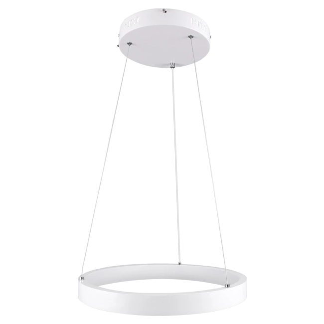 NEMESIS 61156 Μοντέρνο Κρεμαστό Φωτιστικό Οροφής LED 30W 3000lm 360° AC 220-240V IP20 Ρυθμιζόμενο Λευκό CCT με Χειριστήριο από 2700K έως 6000K Dimmable - Lumileds SMD Chip - Λευκό Ματ - Μ40 x Π40 x Υ4cm - 3 Χρόνια Εγγύηση - 4
