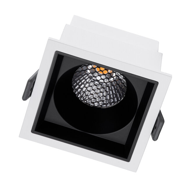PLUTO-M 60271 Χωνευτό LED Spot Downlight TrimLess Μ8.4xΠ8.4cm 10W 1250lm 38° AC 220-240V IP20 Μ8.4 x Π8.4 x Υ5.9cm - Τετράγωνο - Λευκό με Μαύρο Κάτοπτρο & Anti-Glare HoneyComb - Θερμό Λευκό 2700K - Bridgelux COB - 5 Years Warranty PLUTO-M 60271 Χωνευτό LED Spot Downlight TrimLess Μ8.4xΠ8.4cm 10W 1250lm 38° AC 220-240V IP20 Μ8.4 x Π8.4 x Υ5.9cm - Τετράγωνο - Λευκό με Μαύρο Κάτοπτρο & Anti-Glare HoneyComb - Θερμό Λευκό 2700K - Bridgelux COB - 5 Years Warranty