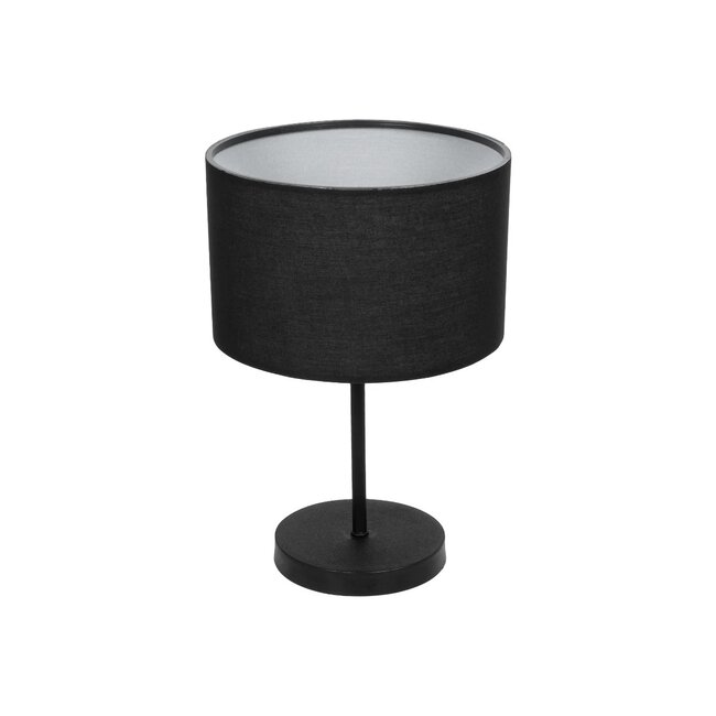 STRING 204-0196 Μοντέρνο Επιτραπέζιο Φωτιστικό Πορτατίφ με Ντουί 1 x E27 AC 220-240V IP20 - Μαύρο - Μ24 x Π24 x Υ37cm