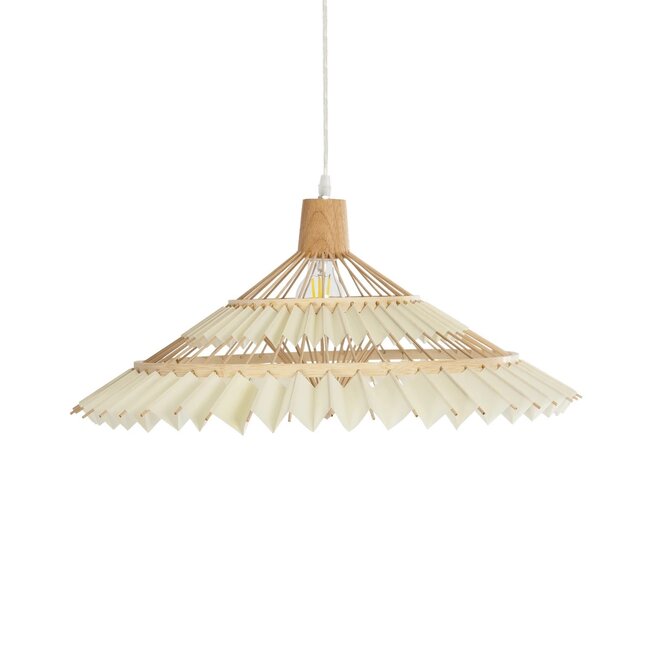 VENTALIA 999-0067 Boho Κρεμαστό Φωτιστικό Οροφής με Ντουί 1 x E27 AC 220-240V IP20 - Μπεζ - Μ60 x Π60 x Υ30cm - 4