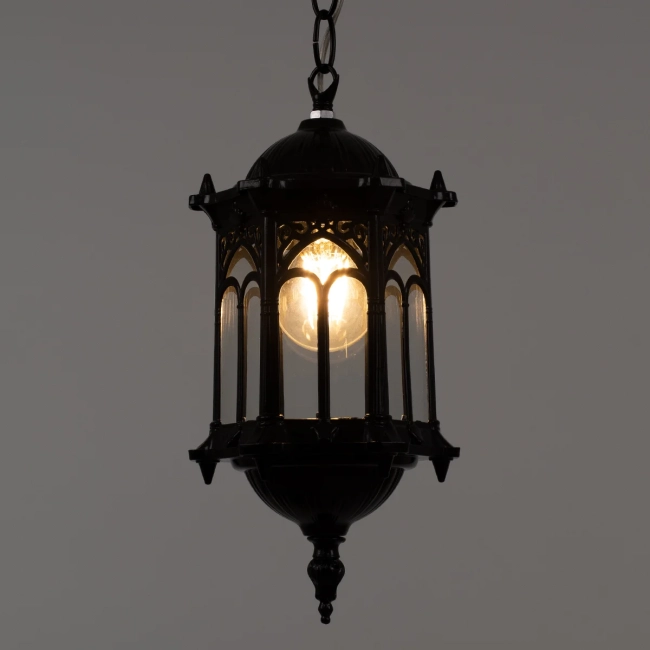 DARCY 00655 Vintage Κρεμαστό Φωτιστικό Οροφής με Ντουί 1 x E27 AC 220-240V IP20 - Μαύρο - Μ15.5 x Π15.5 x Υ32.5cm - 2