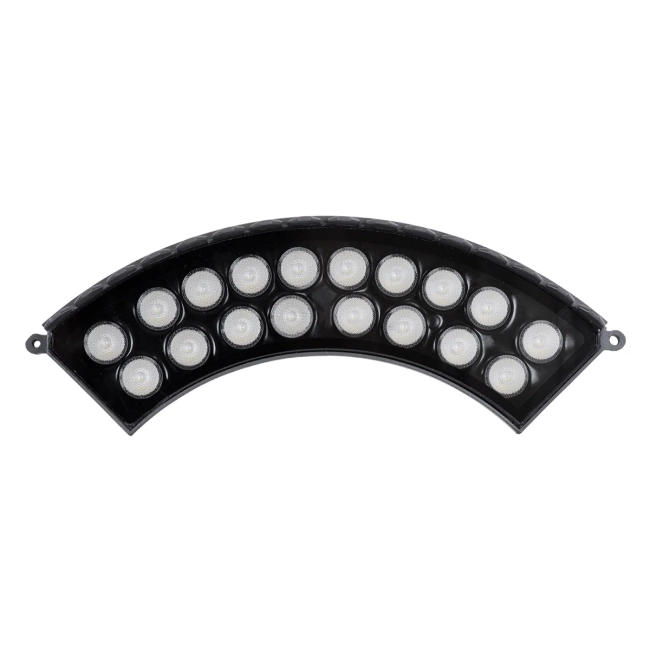 TREELIGHT-JINA 90695 Κυρτή Μπάρα Φωτισμού Wall Washer με Αντιθαμβωτική Γρίλια Ειδική για Φυτά - Δέντρα LED 18W 1530lm 10° DC 24V Αδιάβροχο IP67 L29 x W11 x H10.5cm RGBW DMX512 - Γκρι Ανθρακί - 3 Years Warranty - 4