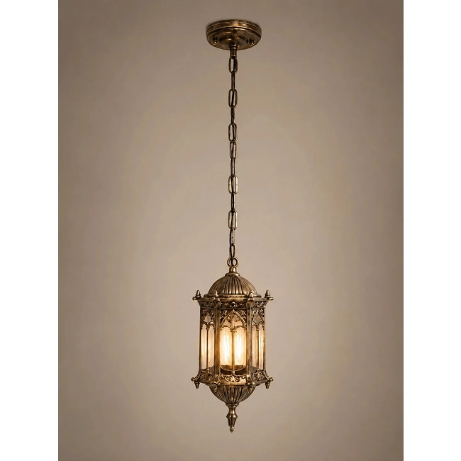  DARCY 00656 Vintage Κρεμαστό Φωτιστικό Οροφής με Ντουί 1 x E27 AC 220-240V IP20 - Μπρούτζινο - Μ15.5 x Π15.5 x Υ32.5cm - 3