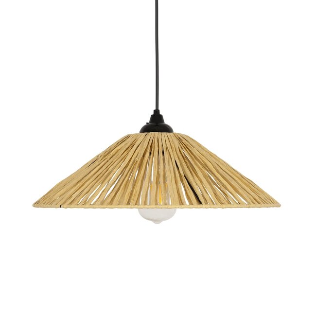 CHAPEAU 205-0086 Boho Κρεμαστό Φωτιστικό Οροφής με Ντουί 1 x E27 AC 220-240V IP20 - Μπεζ - M41 x Π41 x Υ17cm - 4