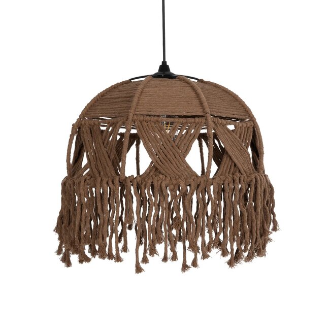 TONA 205-0016 Boho Κρεμαστό Φωτιστικό Οροφής με Ντουί 1 x E27 AC 220-240V IP20 - Μπεζ - M40 x Π40 x Υ38cm - 5 TONA 205-0016 Boho Κρεμαστό Φωτιστικό Οροφής με Ντουί 1 x E27 AC 220-240V IP20 - Μπεζ - M40 x Π40 x Υ38cm - 5