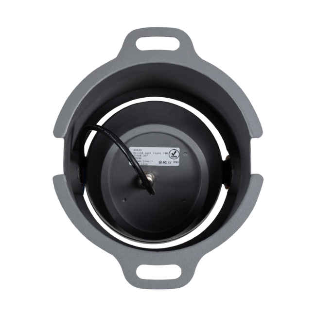 FLOODSIMA 90493 Κινούμενος Προβολέας Σποτ Wall Washer με Αντιθαμβωτική Γρίλια LED 24W 2160lm 30° DC 24V Αδιάβροχο IP67 Θερμό Λευκό 2700K Dimmable - Bridgelux SMD Chip - Γκρι Ανθρακί - Μ14.5 x Π24.2 x Υ22.5cm - 3 Χρόνια Εγγύηση - 7