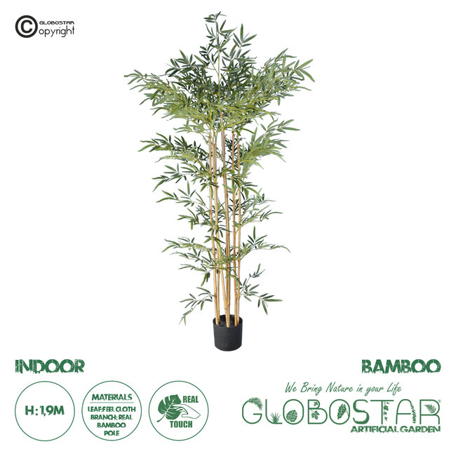 Artificial Garden BAMBOO 20036 Τεχνητό Διακοσμητικό Φυτό Μπαμπού Υ190cm