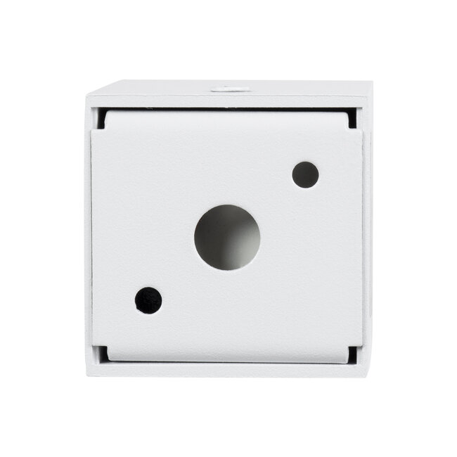 LUMINAR SUPERIOR 60322 Επιφανειακό LED Spot Downlight TrimLess 3W 420lm 36° AC 220-240V IP20 Μ4.2 x Π4.2 x Υ6.6cm - Λευκό με Κάτοπτρο Χρωμίου - Φυσικό Λευκό 4500K - Bridgelux High Lumen Chip Gen2 - TÜV Certified Driver - 5 Years Warranty - 5