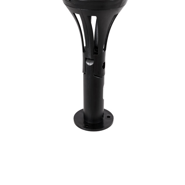 FLAME 61549 Αυτόνομο Ηλιακό Φωτιστικό LED SMD 6W 300lm με Ενσωματωμένη Μπαταρία 1200mAh - Φωτοβολταϊκό Πάνελ - Αισθητήρα Ημέρας-Νύχτας Φαναράκι Κήπου - Εφέ Φλόγας Διακοσμητικό - Αδιάβροχο IP65 - 1800K Φ10 x Υ55cm - 2 Χρόνια Εγγύηση - 6