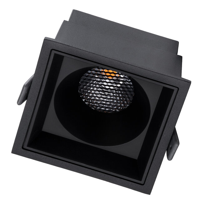 PLUTO-B 60281 Χωνευτό LED Spot Downlight TrimLess Μ10.4xΠ10.4cm 15W 1875lm 38° AC 220-240V IP20 Μ10.4 x Π10.4 x Υ6.5cm - Τετράγωνο - Μαύρο & Anti-Glare HoneyComb - Θερμό Λευκό 2700K - Bridgelux COB - 5 Years Warranty PLUTO-B 60281 Χωνευτό LED Spot Downlight TrimLess Μ10.4xΠ10.4cm 15W 1875lm 38° AC 220-240V IP20 Μ10.4 x Π10.4 x Υ6.5cm - Τετράγωνο - Μαύρο & Anti-Glare HoneyComb - Θερμό Λευκό 2700K - Bridgelux COB - 5 Years Warranty