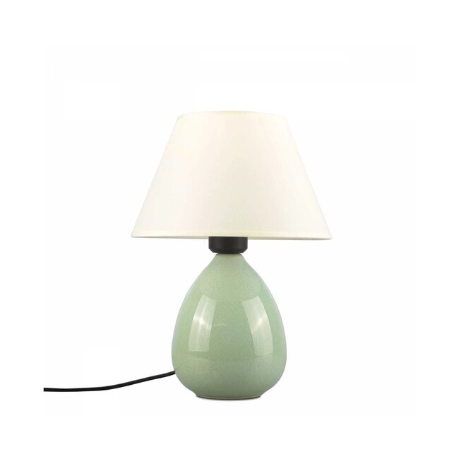 CESTA 204-0182 Μοντέρνο Επιτραπέζιο Φωτιστικό Πορτατίφ Μονόφωτο  1 x E27 AC 220-240V IP20 Μαύρο - Μ17 x Π17 x Υ23cm