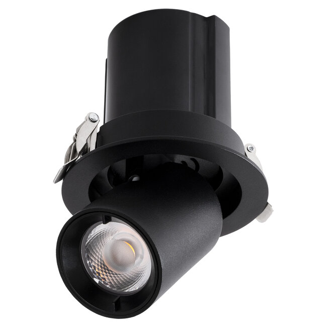 VIRGO-S 60304 Χωνευτό LED Spot Downlight TrimLess Φ9cm 7W 910lm 36° AC 220-240V IP20 Φ9cm x Υ9cm - Στρόγγυλο - Μαύρο - Φυσικό Λευκό 4500K - Bridgelux COB - 5 Years Warranty VIRGO-S 60304 Χωνευτό LED Spot Downlight TrimLess Φ9cm 7W 910lm 36° AC 220-240V IP20 Φ9cm x Υ9cm - Στρόγγυλο - Μαύρο - Φυσικό Λευκό 4500K - Bridgelux COB - 5 Years Warranty