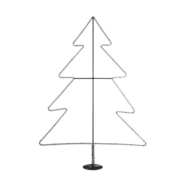 XMAS-TREE-BIG Χριστουγεννιάτικο Διακοσμητικό Φωτιστικό LED 27.3W 1092lm 360° AC 220-240V Αδιάβροχο IP65 Θερμό Λευκό 2700K  - Μαύρο & Διάφανο - Μ134 x Π25 x Υ188cm - 2 Χρόνια Εγγύηση