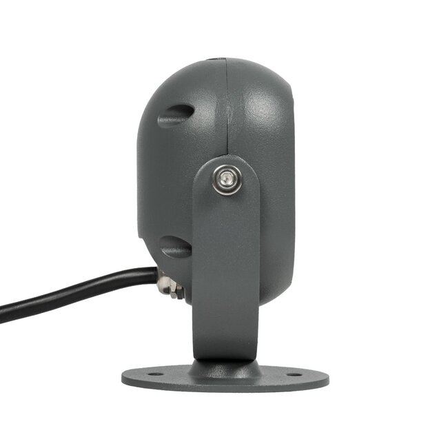 FLOODIS GLB-103-0031 Προβολέας Σποτ Wall Washer LED 4W 360lm 24° AC 220-240V Αδιάβροχο IP65 Θερμό Λευκό 2700K - Sanan SMD Chip - Γκρι Ανθρακί Ματ - Μ7 x Π5 x Υ11cm - 3 Χρόνια Εγγύηση - 7