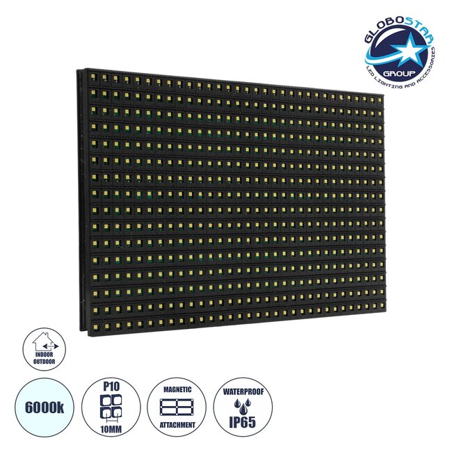 MODULCO 90382 Module Πλακίδιο Κυλιόμενης Ψηφιακής Επιγραφής/Οθόνης 32x16cm P10 LED 40W Nits ≥5500cd/㎡ DC 5V Αδιάβροχο IP65 Ψυχρό Λευκό 6000K - Μ32 x Π16 x Υ1.5cm - 2 Χρόνια Εγγύηση MODULCO 90382 Module Πλακίδιο Κυλιόμενης Ψηφιακής Επιγραφής/Οθόνης 32x16cm P10 LED 40W Nits ≥5500cd/㎡ DC 5V Αδιάβροχο IP65 Ψυχρό Λευκό 6000K - Μ32 x Π16 x Υ1.5cm - 2 Χρόνια Εγγύηση