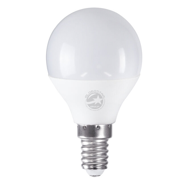 60015 Λάμπα LED E14 G45 Γλομπάκι 6W 600lm 260° AC 220-240V IP20 Φ4.5 x Υ7.8cm Ψυχρό Λευκό 6000K - 3 Years Warranty - 2