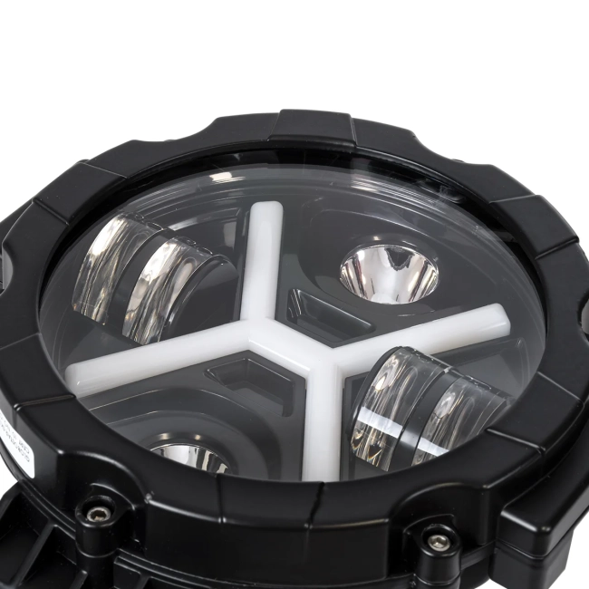 JEEPPRO 85416 Προβολάκι LED 45W 4500lm 30° DC 9-36V Αδιάβροχο IP68 Ρυθμιζόμενο Λευκό CCT - CREE COB Chip - Μ17.5x Π8.5 x Υ20cm - 2 Χρόνια Εγγύηση - 6