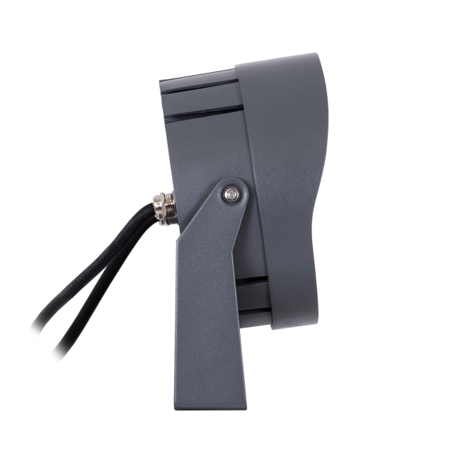 FLOODNIGMA 90396 Προβολέας Σποτ Wall Washer με Αντιθαμβωτική Γρίλια LED 24W 1920lm 30° DC 24V Αδιάβροχο IP65 Πολύχρωμο RGBW Dimmable DMX512 - Bridgelux SMD Chip - Γκρι Ανθρακί - Μ15 x Π15 x Υ9.1cm - 3 Χρόνια Εγγύηση