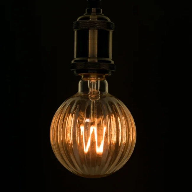 WATERMELON 99162 Λάμπα E27 W90 LED 6W 560lm 360° AC 220-240V IP20 Ultra Θερμό Λευκό 2200K Dimmable - Zig Long Filament Chip - Μελί - Μ9.5 x Π9.5 x Υ14cm - 3 Χρόνια Εγγύηση WATERMELON 99162 Λάμπα E27 W90 LED 6W 560lm 360° AC 220-240V IP20 Ultra Θερμό Λευκό 2200K Dimmable - Zig Long Filament Chip - Μελί - Μ9.5 x Π9.5 x Υ14cm - 3 Χρόνια Εγγύηση