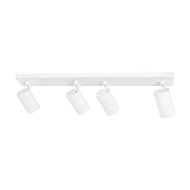 kelvo® SPOTA KLV-101-0141 Μοντέρνο Κινούμενο Φωτιστικό Σποτ Οροφής με Ντουί 4 x GU10 90° AC 220-240V IP20 - Λευκό Ματ - Μ64 x Π6 x Υ14cm - 8 kelvo® SPOTA KLV-101-0141 Μοντέρνο Κινούμενο Φωτιστικό Σποτ Οροφής με Ντουί 4 x GU10 90° AC 220-240V IP20 - Λευκό Ματ - Μ64 x Π6 x Υ14cm - 8