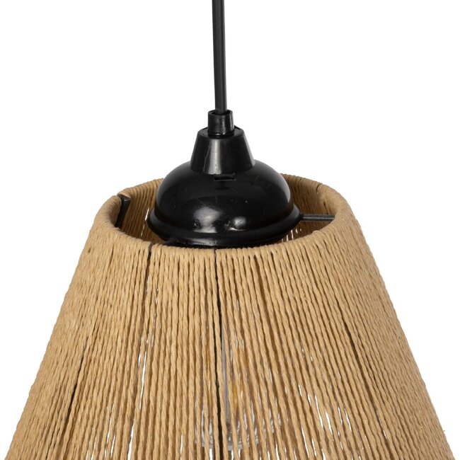 HUTT 205-0017 Boho Κρεμαστό Φωτιστικό Οροφής με Ντουί 1 x E27 AC 220-240V IP20 - Μπεζ - M25 x Π25 x Υ20cm - 8