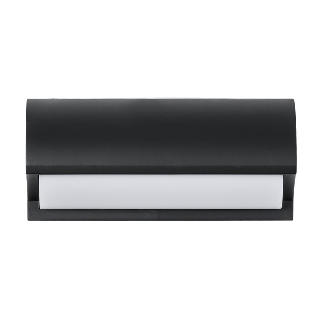 HORIZON 60693 Φωτιστικό Τοίχου - Απλίκα Αρχιτεκτονικού Φωτισμού Εσωτερικού/Εξωτερικού Χώρου Up or Down LED 15W 1575lm 120° AC175-265V Αδιάβροχο IP65 - Πλαστικό Σώμα - Φυσικό λευκό 4500K - Μ23.5 x Π11 x Υ10cm - Μαύρο - Bridgelux Chip - 3 Χρόνια Εγγύηση