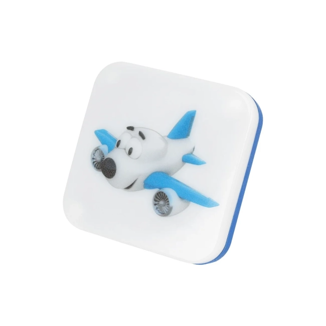 KIDDO 202-0003 Παιδικό Φωτιστικό Νυκτός LED 1W 95lm 360° AC220-240V IP20 Ψυχρό Λευκό 6000K - Μ5.5 x Π5.5 x Υ8cm - 2 Χρόνια Εγγύηση