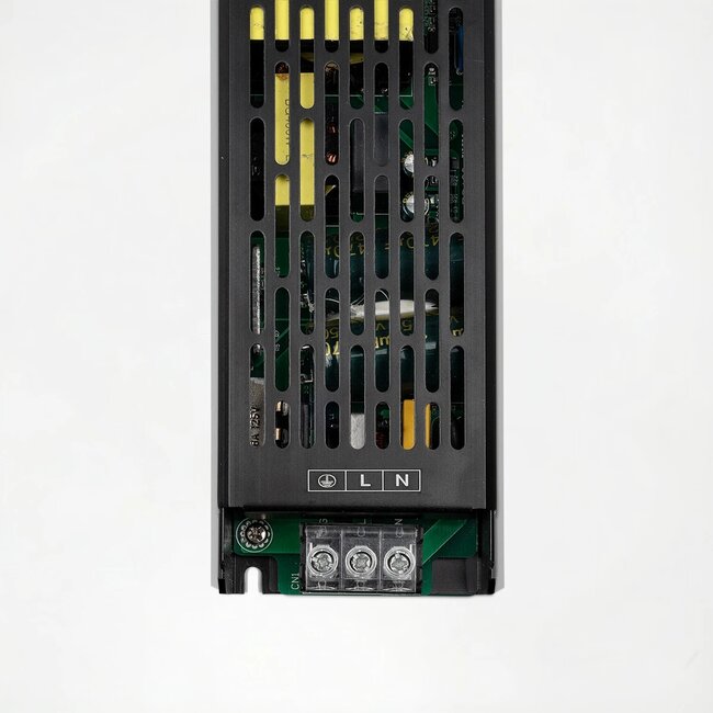 kelvo® ILUMA KLV-107-0011 Slim Τροφοδοτικό/Μετασχηματιστής Class I PELV 400W 33A AC 220-240V σε DC 12V IP20 - Γκρι Ανθρακί Ματ - Μ22.3 x Π5.9 x Υ2.8cm - 5 Χρόνια Εγγύηση - 3
