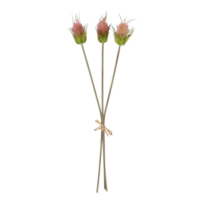 Artificial Garden PINK VELVET FRUIT BOUQET 21377 Τεχνητό Διακοσμητικό  Μπουκέτο Βερμπάσκο Y56cm