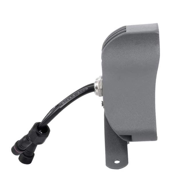  TREEPINA 90683 Κυρτή Μπάρα Φωτισμού Wall Washer για Φυτά - Δέντρα LED 12W 1320lm 30° DC 24V Αδιάβροχο IP65 Θερμό Λευκό 2700K Dimmable - Bridgelux SMD Chip - Γκρι Ανθρακί - Μ20.5 x Π5.5 x Υ12cm - 3 Χρόνια Εγγύηση - 5