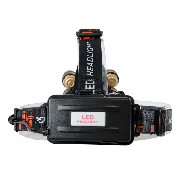 79060 Φορητός Φακός Κεφαλής LED CREE 50W με Επαναφορτιζόμενη Μπαταρία 3600mAh & Καλώδιο Φόρτισης USB - Ψυχρό Λευκό 6000K - Μ8.5 x Π5.5 x Υ5cm - 7