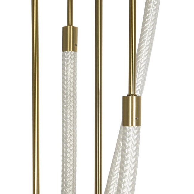 kelvo® GLOW KLV-101-0154 Φωτιστικό Οροφής LED 85W 8500lm 360° AC 220-240V IP20 Ρυθμιζόμενο Λευκό CCT με Χειριστήριο από 2700K έως 6000K Dimmable - Lumileds SMD Chip - Χρυσό Πλατίνα - Μ100 x Π100 x Υ140cm - 3 Χρόνια Εγγύηση - 10