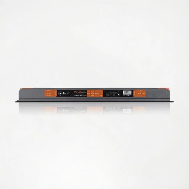 kelvo® PULSE KLV-107-0002 Ultra Slim Τροφοδοτικό/Μετασχηματιστής Class I PELV 75W 3A AC 220-240V σε DC 24V IP20 - Γκρι Ανθρακί Ματ - Μ23 x Π1.9 x Υ2cm - 5 Χρόνια Εγγύηση - 3