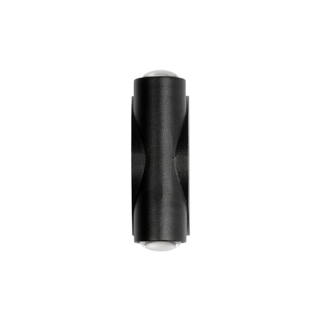 ARC 60679 Μοντέρνο Φωτιστικό Τοίχου - Απλίκα LED 4W 500lm 30° AC 220-240V Αδιάβροχο IP65 Θερμό Λευκό 2700K - CREE XPE Chip & TÜV SÜD Driver - Μαύρο Ματ - Μ3.5 x Π4.8 x Υ11.5cm - 5 Χρόνια Εγγύηση